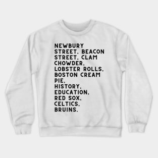 Boston Crewneck Sweatshirt